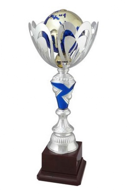 Articolo 243 - Trofeo con Globo Terrestre Blu, Oro e Argento